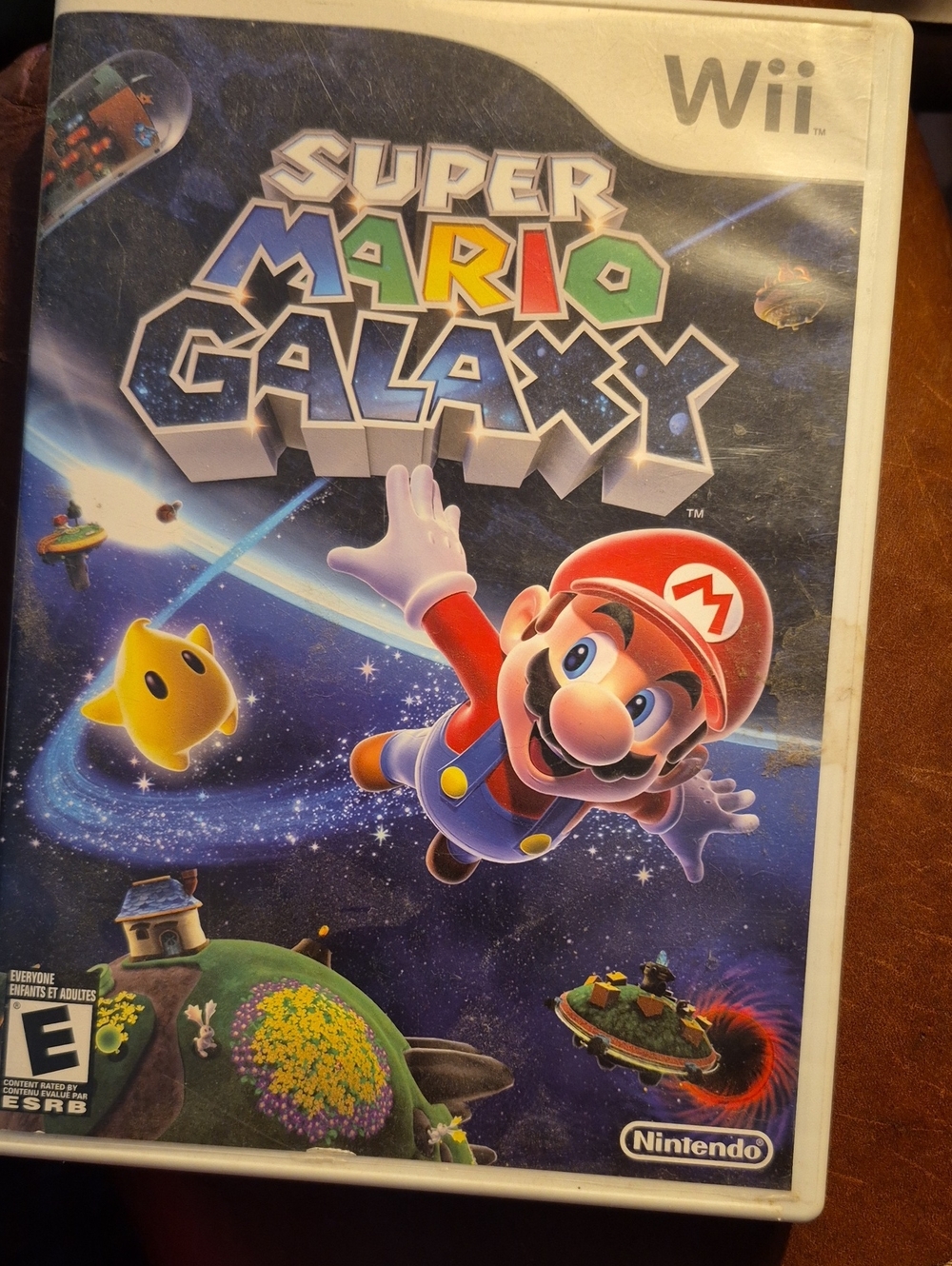 Nintendo Super Mario Galaxy (Wii) - Red/Blue Artwork